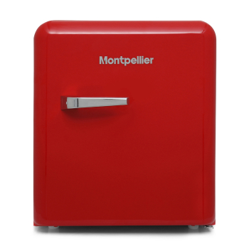 Montpellier MAB55R Table Top Retro Fridge in Red