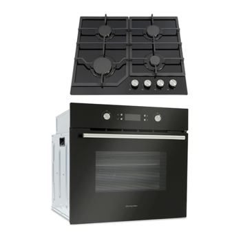 65Ltr Electric Oven & Ceramic Hob Pack in a Colour Box