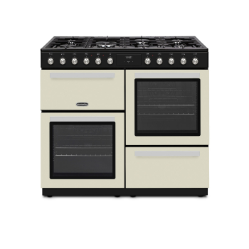 Montpellier MDFRC100C 100cm Dual Fuel Range Cooker in Cream Montpellier MDFRC100C 100cm Dual Fuel Range Cooker in Cream