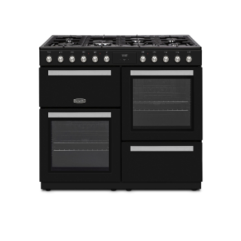 Montpellier MDFRC100K Dual Fuel Range Cooker in Black Montpellier MDFRC100K Dual Fuel Range Cooker in Black