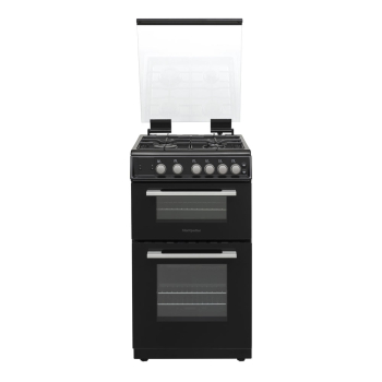 Montpellier MDOG50LK 50cm Gas Double Oven With Lid Black - LPG Jets Included Montpellier MDOG50LK 50cm Gas Double Oven With Lid Black - LPG Jets Included