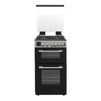 Montpellier MDOG50LS 50cm Gas Double Oven With Lid Silver - LPG Jets Included Montpellier MDOG50LS 50cm Gas Double Oven With Lid Silver - LPG Jets Included