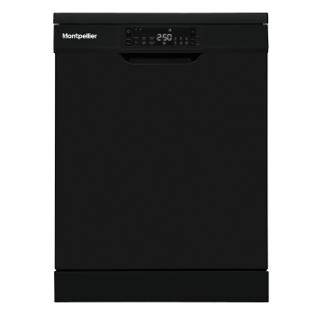 Montpellier MDW1363K 60cm Freestanding Dishwasher in Black