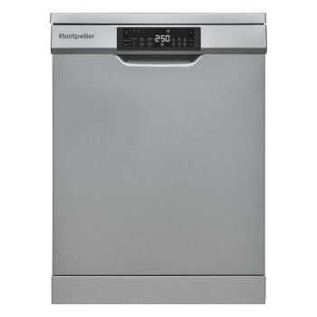 Montpellier MDW1363S 60cm Freestanding Dishwasher in Silver