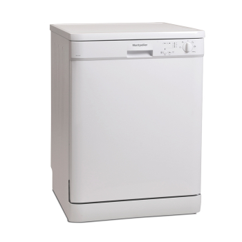 Montpellier MDWC1496W 60cm Freestanding Dishwasher in White