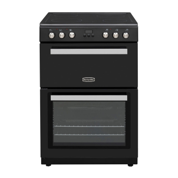 Montpellier MMRC60FK 60cm Ceramic Mini Range Cooker Black With Double Oven