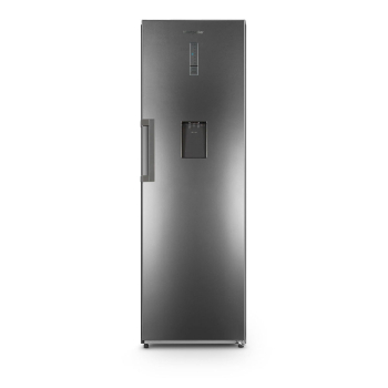 Montpellier MTL362X tall upright fridge with water despenser 362l br/steel