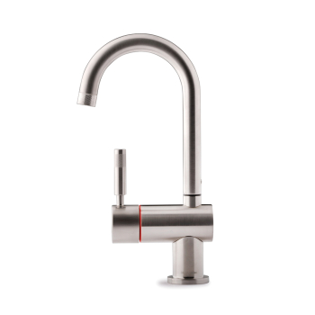 Montpellier One Stream Brushed Swan Spout Hot Tap
